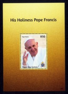 Papua New Guinea Sc# 1757 MNH Pope Francis (S/S)