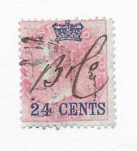 Straits Settlement #8 - Stamp CAT VALUE $90.00+ VERY NICE!