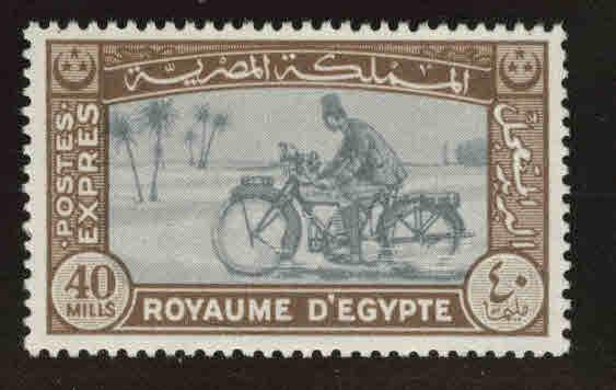 EGYPT Scott E4 MNH** Special delivery motorcycle postman 1944