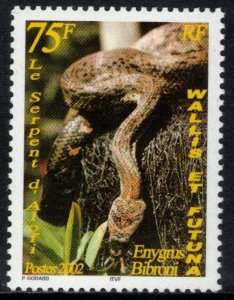 WALLIS & FUTUNA 2002 Pacific Tree Boa; Scott 560; MNH