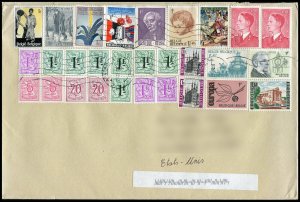 Belgium 2020 Textiles Plants Child Stamps on cover (539 OS)