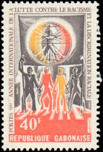 Gabon #270, Complete Set, 1971, Never Hinged