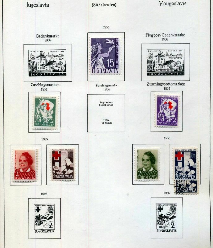 Yugoslavia 1955/62 MNH MH Used Flowers Wildlife Collection(50+Items) (H00227)