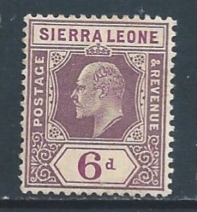 Sierra Leone #98 NH 6p King Edward VII Wmk. 3