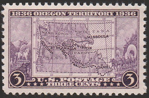 # 783 MINT NEVER HINGED ( MNH ) OREGON TERRITORY