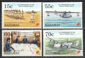 Bahamas Stamp 824-827  - End of WWII, 50th anniversary