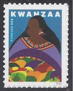 #5141 (47c Forever)  Kwanzaa  2016 Mint NH