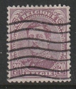 1915 Belgium - Sc 114 - used VF - King Albert I