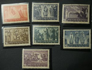 Hungary #B97a-B97g NH 