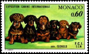 Monaco #1017, Complete Set, 1976, Dogs, Never Hinged