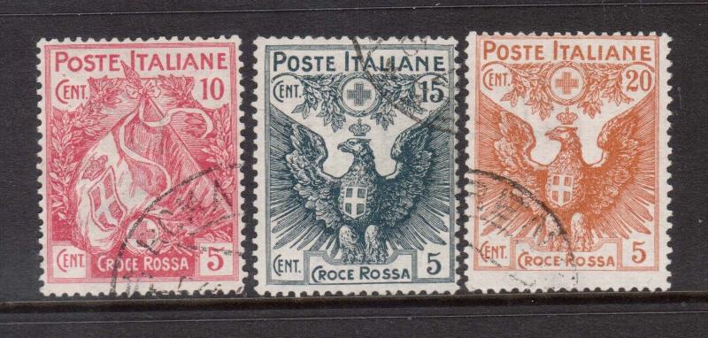 Italy #B1 - #B3 Used Set