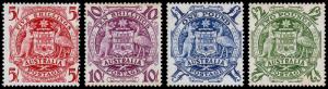 Australia Scott 218-221 (1949-50) Mint NH VF Complete Set, CV $278.50 M