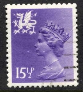 STAMP STATION PERTH Wales #WMH27 QEII Definitive Used 1971-1993