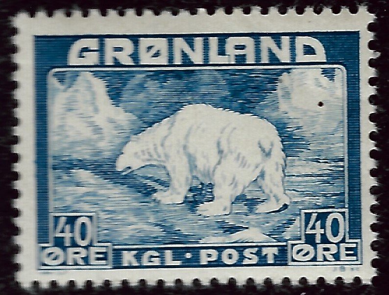 Greenland Attractive SC#8 MNH F-VF...Grab a Bargain!!