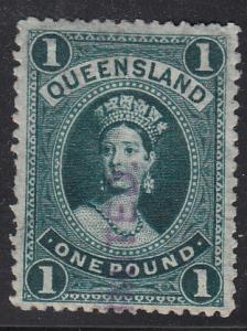 Queensland 78 SG 156 Used VF 1883 SCV $250.00