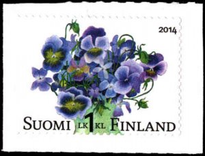 Finland #1460, Complete Set, 2014, Flowers, Never Hinged