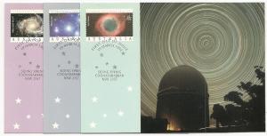 Australia 1258-60 1992 Space Year Maxi Card set