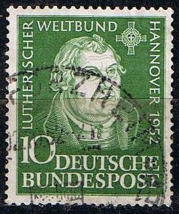 Germany 1952,Sc.#689 used, Martin Luther (1483-1546)