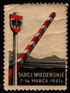 1937 Poland Cinderella Vienna Fair March 7-14, 1937 MNH