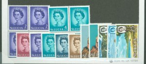 St. Lucia #182-191 Unused