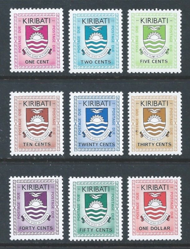 Kiribati #J1-9 NH Postage Dues