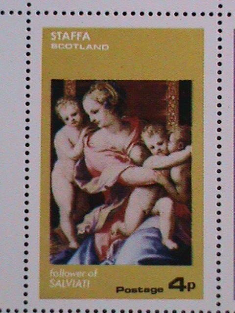 ​STAFFA -SCOTLAND- PROMOTION-WORLD FAMOUS NUDE ART PAINTING MNH VF EST.$12