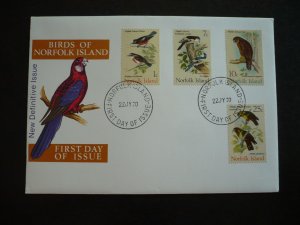 Postal History - Norfolk Island - Scott# 126,131,133,136 - First Day Cover