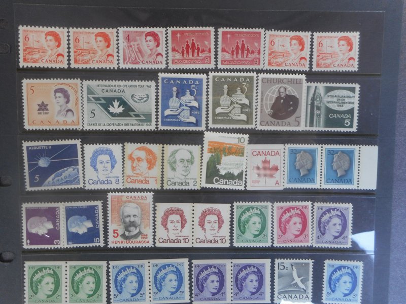 Canada Collection of  55 VFNH Stamps