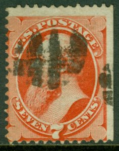 EDW1949SELL : USA 1871 Scott #138 Used. Nice, Sound stamp. PSAG Cert. Cat $550.
