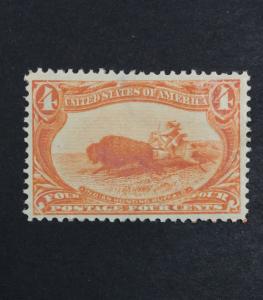 US #287 MINT OG H $110 LOT #8346