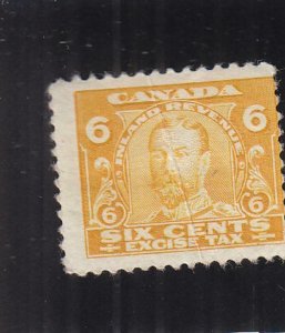 Canada: 6c Inland Revenue Excise Tax Stamp, MH, FX3 (14656)