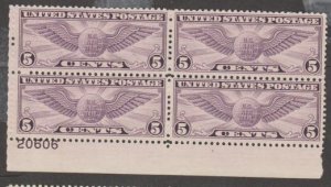 U.S. Scott #C16 Airmail Stamp - Mint NH Plate Block
