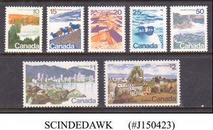 CANADA - 1972-76 LANDSCAPE DEFINITIVES - 7V - MINT NH