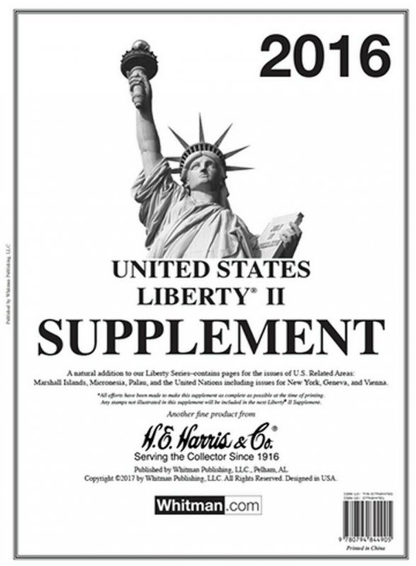 H E Harris Liberty 2 2016 Stamp Album Supplement ( HE HARRIS LIBERTY II 2016 )