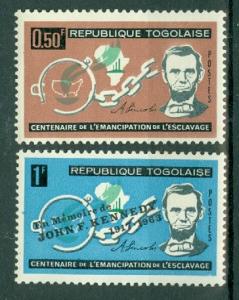 Togo - Scott 454-455 MNH