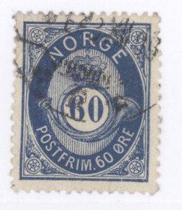 Norway, Scott #31, Used