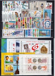 ROMANIA 1992 COLLECTION OF STAMPS AND SHEETS ALL PERFECT MNH SEE SCAN