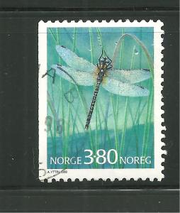 Norway 1180 Postally used Dragonfly
