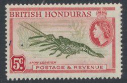 British Honduras SG 183a SC # 148 MLH  perf 14 Spiny Lobster  see scan