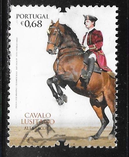 Portugal 3125: 68c Lusitano Horses, used, VF