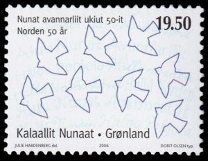 Greenland Scott 470 (2006) Mint NH VF, CV $7.00 C