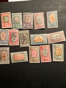 Stamps Ethiopia Scott# 120-34 never hinged