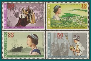 Samoa 1977 Silver Jubilee, MNH 446-449,SG479-SG482