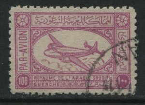 Saudi Arabia 100 guerche Airmail used