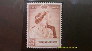 British Guiana 1948 Scott# 245 Mint XF NH High Value alone