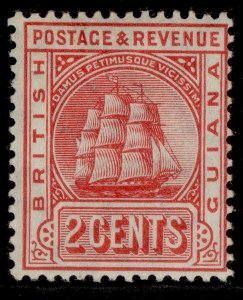 BRITISH GUIANA EDVII SG253a, 2c rose-red, M MINT. 