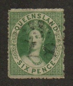 Queensland 10 Used Wmk. 5