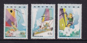 Aruba  #95-97  MNH  1993  Sailing sports