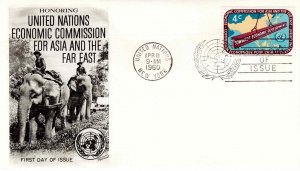 United Nations 1960 FDC Sc 79 Economic Commission UN New York Fleetwood Cachet