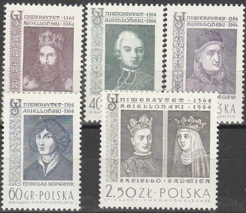 Poland #1226-30 MNH F-VF (SU3271L)